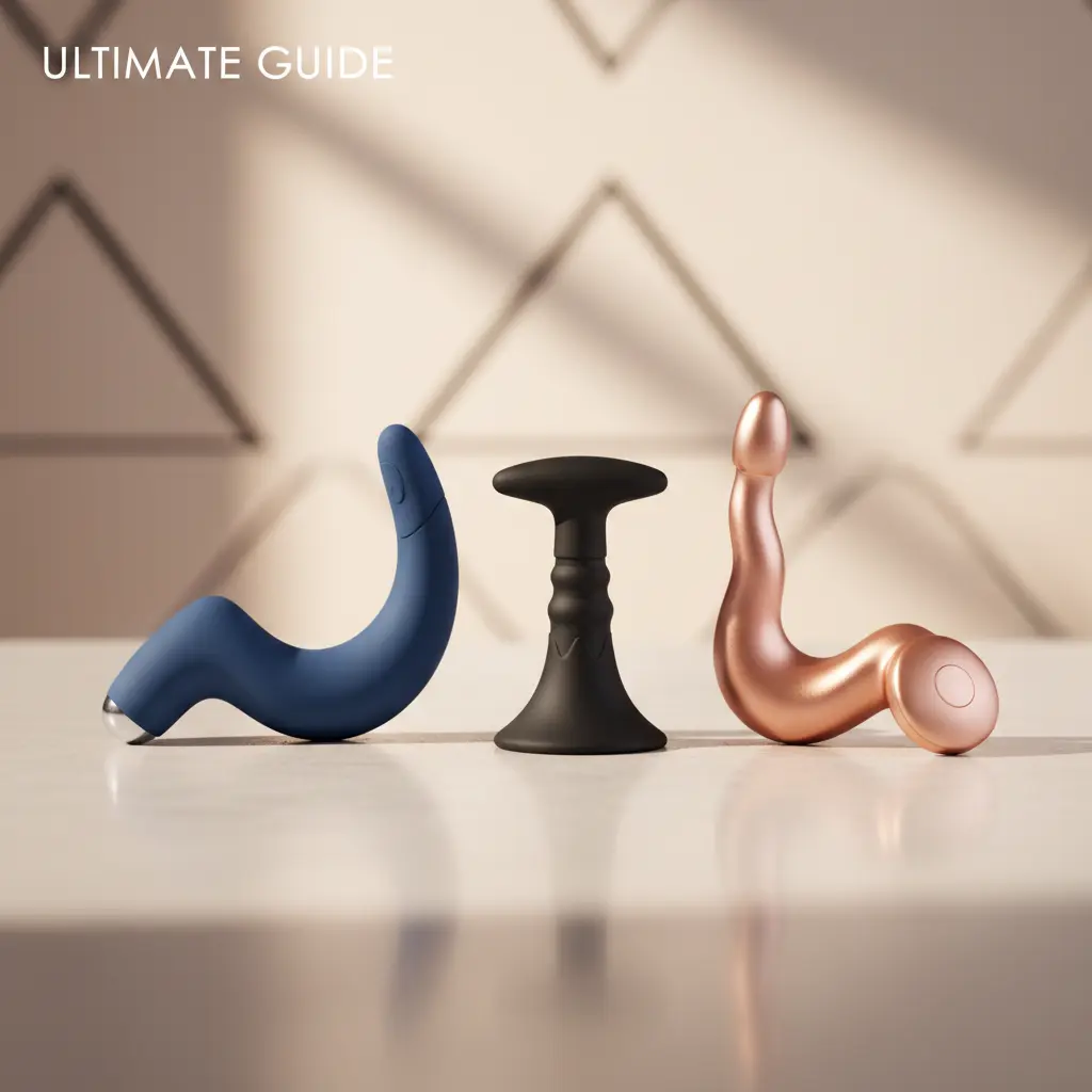 A collection of high-quality silicone anal vibrator toys, including a prostate massager and a vibrating butt plug, for our ultimate guide.