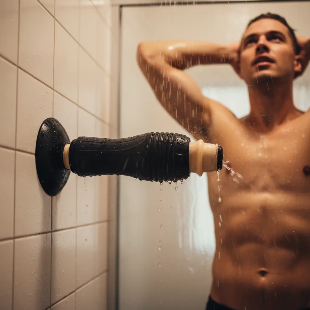 Fleshlight usage scenarios, including toy cleaner and renewing powder.