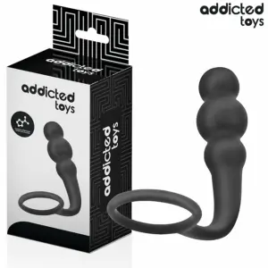 ADDICTED TOYS - ANAL PLUG WITH RING SILICONE MODEL 1