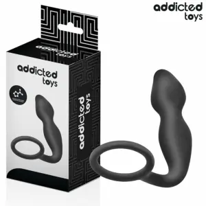 ADDICTED TOYS - ANAL PLUG WITH RING SILICONE MODEL 2