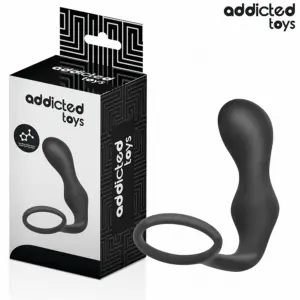 ADDICTED TOYS - ANAL PLUG WITH RING SILICONE MODEL 3