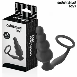 ADDICTED TOYS - ANAL PLUG WITH RING SILICONE MODEL 5