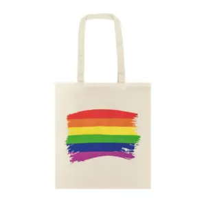 PRIDE - COTTON LGBT FLAG BAG