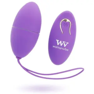 WOMANVIBE - ALSAN SILICONE REMOTE CONTROL EGG PURPLE