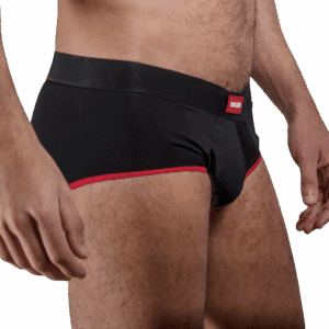 MACHO - MS24R BRIEF UNDERPANTS DARK RED XL