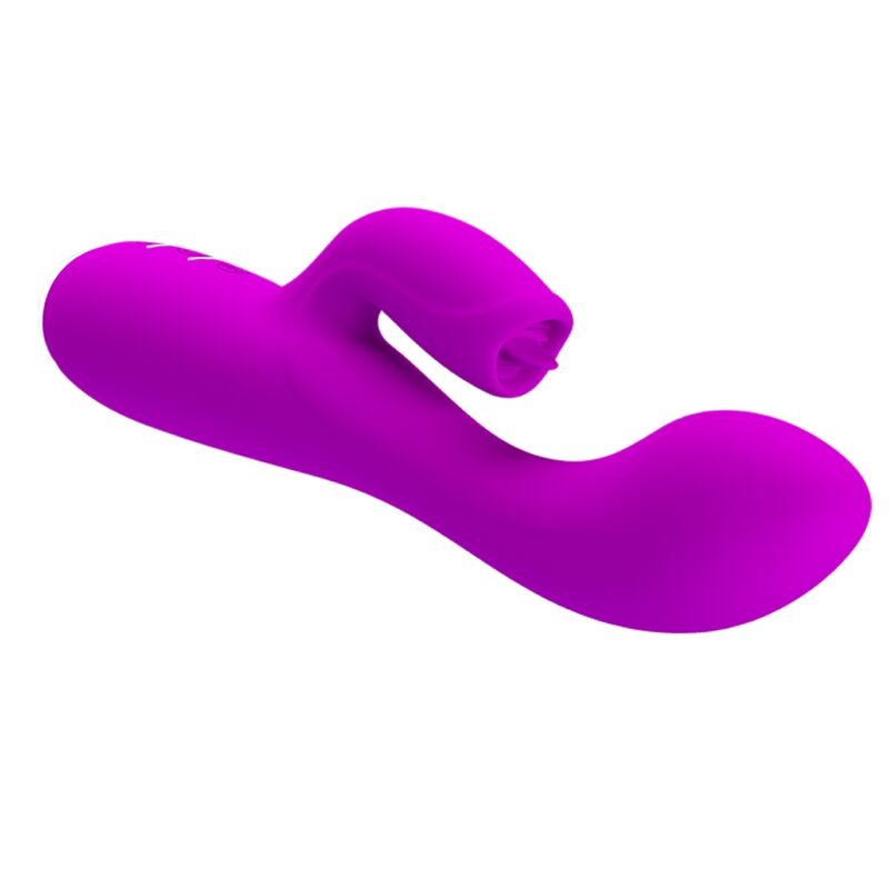 PRETTY LOVE - GLORIA RECHARGEABLE RABBIT VIBRATOR-WATERPROOF PURPLE - Image 5