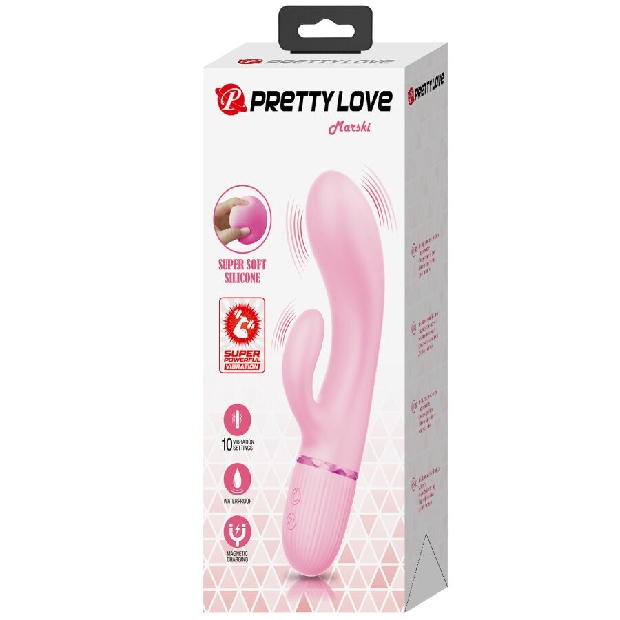 PRETTY LOVE - MARSKI RABBIT VIBRATOR & G-SPOT PINK - Image 11