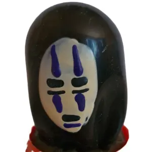 CONDOMERIE - HANDPAINTED NOVELTY CONDOMS MASK GHOST BLACK