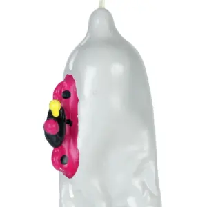 CONDOMERIE - HANDPAINTED NOVELTY CONDOMS MOTORBIKE XL