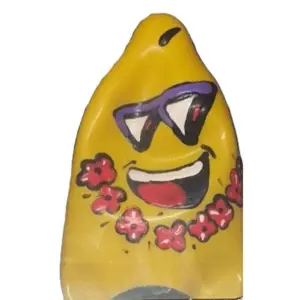 CONDOMERIE - HANDPAINTED NOVELTY CONDOMS FRIKI TIKI XL