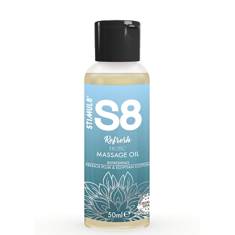 STIMUL8 - S8 REFRESH EROTIC COTTON MASSAGE OIL 50 ML