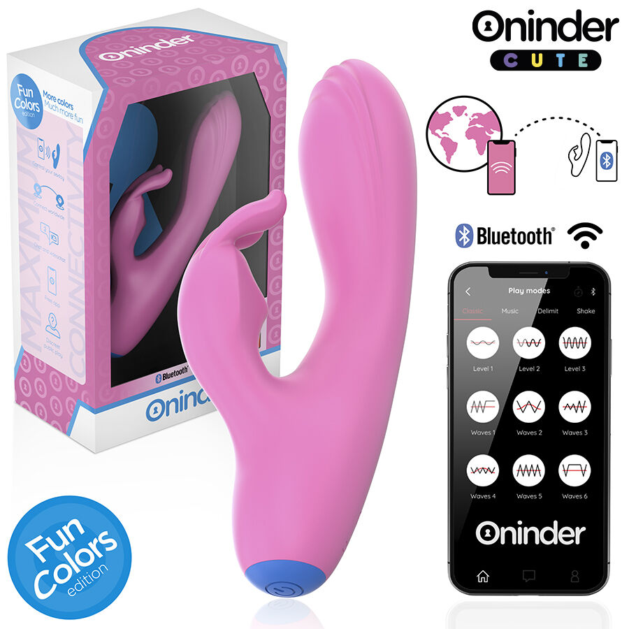 ONINDER CUTE - LOVE BUNNY VIBRATOR G-SPOT CLITORIS - FREE WORLDWIDE APP