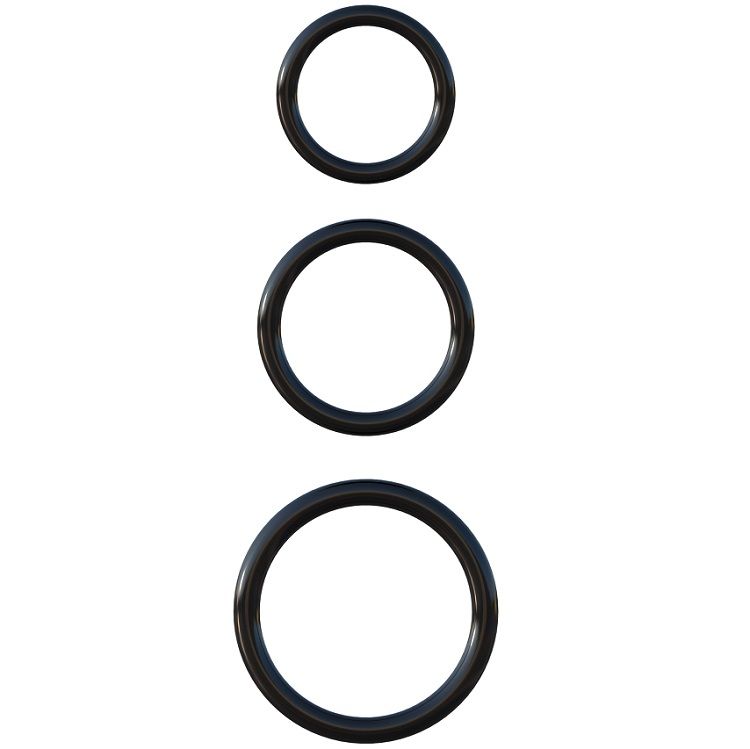 FANTASY C-RINGZ - SILICONE 3 RING STAMINA SET