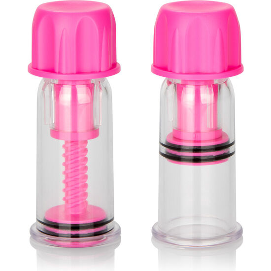 CALEXOTICS - VACCUM TWIST PINK NIPPLES STIMULATING WAVES